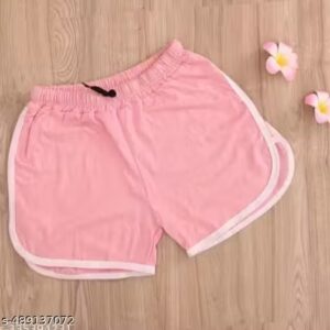 Private Lable Girls Hot Pant Girls Shorts Pant Pink 7to 8y