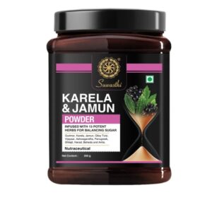 Suwasthi karela jamun powder with 13 potent herbs helps regulate sugar management 250 gm
