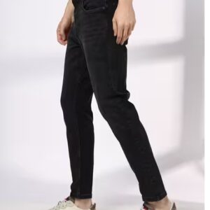 DNMX Men Mid Wash Slim Fit Jeansd Dark grey 32
