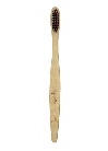 Private Label Bamboo Toothbrush Charcoal Adult Soft Pack of 3