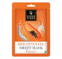 Good Vibes Papaya Brightening Hand Mask1 Pair