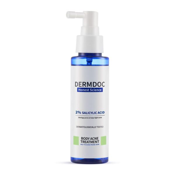 DERMDOC by Purple Salicylic Acid Body Acne Treatment Spray 100 ml
