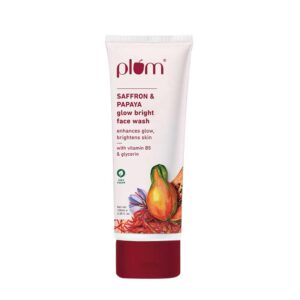 Plum Saffron Papaya Glow Brightening Face Wash 100ml