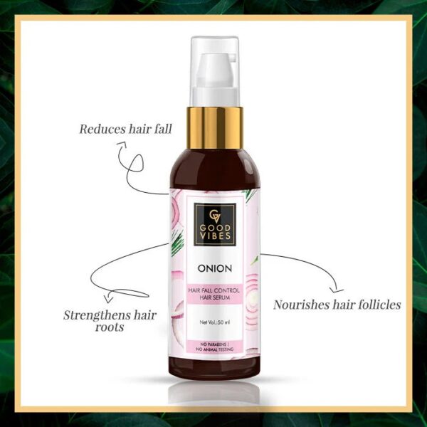 Good Vibes Onion Hair Fall Control Hair Serum 50ml
