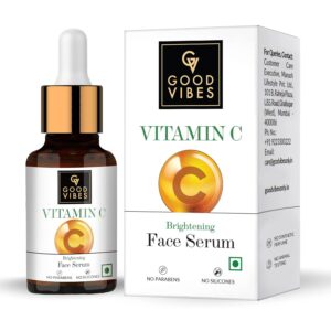 Good Vibes Brightening Vitamin C Face Serum For Glowing Skin 10 ml