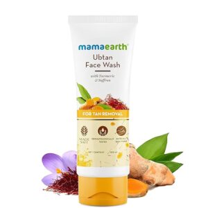 Mamaearth Ubtan Natural Glow Face Wash with Turmeric 100ml