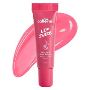 MCaffeine Lip Juice Tinted Lip Balm Berry Blush 10g