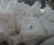 Private Label Plastic Connector 3 Pole White 50 Pcs