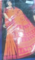 Private Label Womens Regular Use Printed Cotton Saree Multicolour