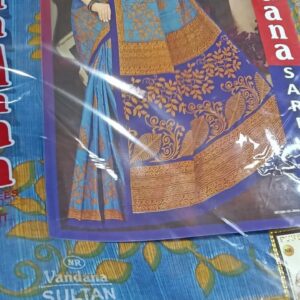 Private Label Womens Regular Use Printed Cotton Saree Multicolour