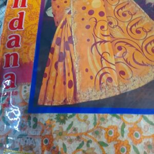 Private Label Womens Regular Use Printed Cotton Saree Multicolour