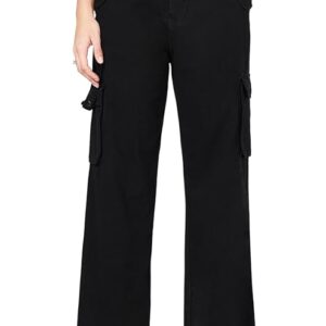 People by Pantaloons Womens High Rise Classic Jeans Black 34 Size