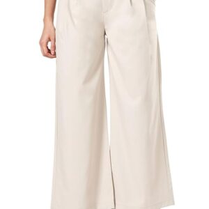 People by Pantaloons Womens Flare Fit Pants Begie Colour 30 Size