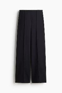 H M Tailored Trousers Black 32 Size