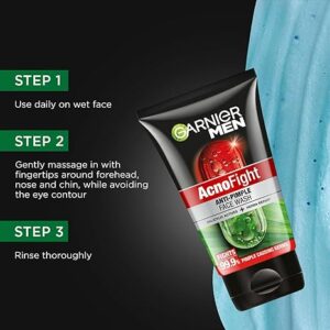 Garnier Men Anti Pimple Face Wash Repairs Skin And Balances Oils AcnoFight 100 g