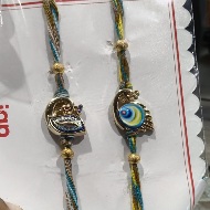 Private Label Mens And Women Silver Rakhi