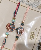 Private Label Mens And Women Silver Rakhi
