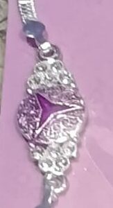 Private Label Silver Colour Rakhi