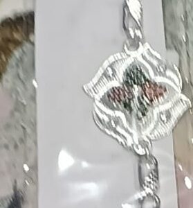 Private Label Silver Colour Rakhi