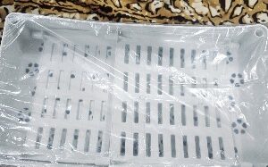 Private Label Triangle Magazine Newspaper File Organizer Rack White