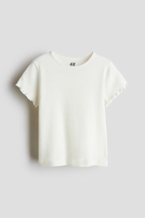 H And M Kids Girls White Colour Top 6 To 8 Years