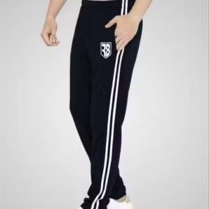 Private Label Men Printed Fitted BlueTrack Pants Free Sioze