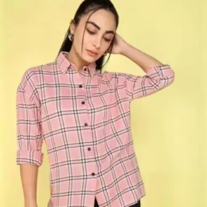 Private Label Trend Pink Shirt for Girls Xl Size