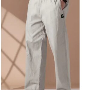 BEYOUNG Light Grey Loose fit Pyjama For Men Men Pyjama M