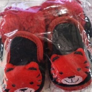 Private Label NEW BORN BABY SHOES RED