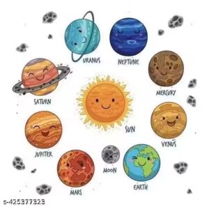 Private Label Solar System Planets Wall Sticker