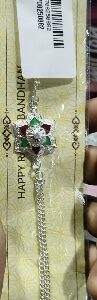 Private Label Mens And Women Silver Rakhi