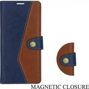 Private Label Flip Cover for Realme Gt 21 Pro Blue Abd Brown Colour