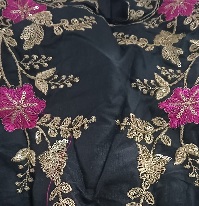 Private Label Girls Black Kurta Pant Set 26 Size
