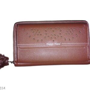 Private Label Brown Hand PurseHand Bag For Girls