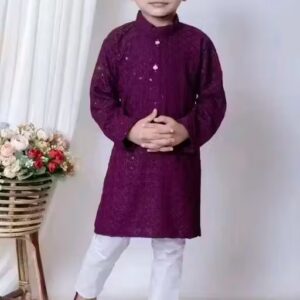 Private Label Kurta Pyjama Set Purple Colour 24 Size