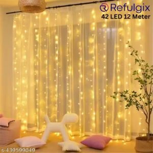 Private Label Fancy Rice Lights 42 LED 12 Meter power White Colour