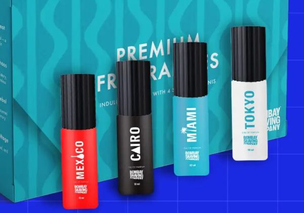 Bombay Shaving Company Perfume Starter Kit 10ml Pack of 4