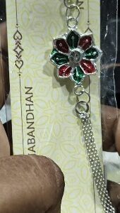 Private Label Mens And Women Silver Rakhi