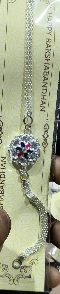 Private Label Mens And Women Silver Rakhi