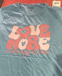 N O W Womens T Shirts Aqua Colour XL Size