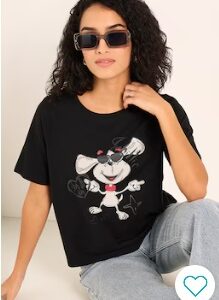 Pantaloons Black Printed Casual Women Slim Fit Top XS