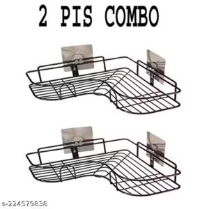 Private Label 2 pis combo of the SelfAdhesive Metal Bathroom Black