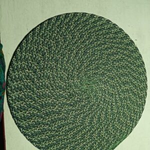 Private Label Soft Round Door Mat Green