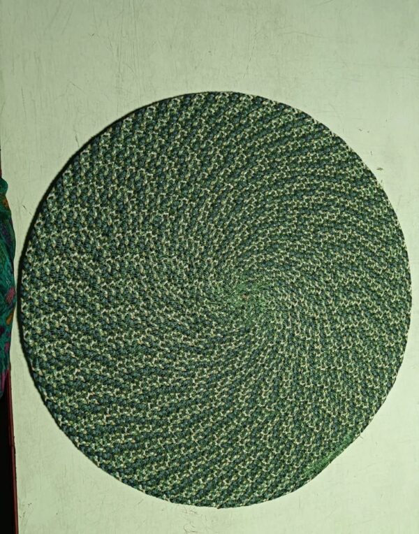 Private Label Soft Round Door Mat Green