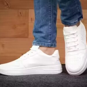 Asian Fashionable Men Sports Shoes White Colour 8 Size