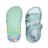 Private LabelUnisex Kids Light weight Fashion Sandal Green 11 Size