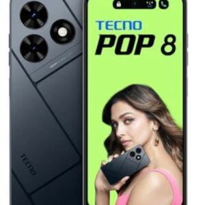 TECNO POP 8 Gravity Black 4Gb 64 Gb 5000mAh Battery 10W Type CSide Fingerprint IEMI 350355685851788 350355685851796