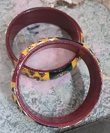 Private Label Womens 22 Size Multicolour 2 Pices Bangles