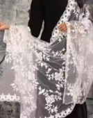 private label Dupatta white colour