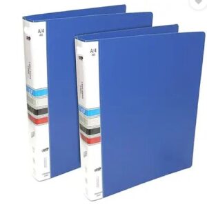 Private Label DishanKart Polypropylene Ring Binder File colour blue pack of 2